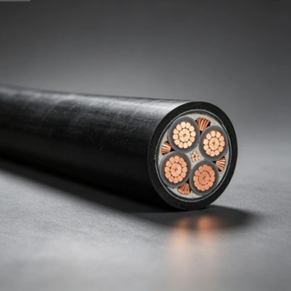 Kobber PVC lavspændingsstrømkabel